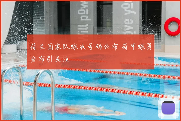 荷兰国家队球衣号码公布 荷甲球员分布引关注